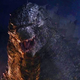 Godzilla looking mean.